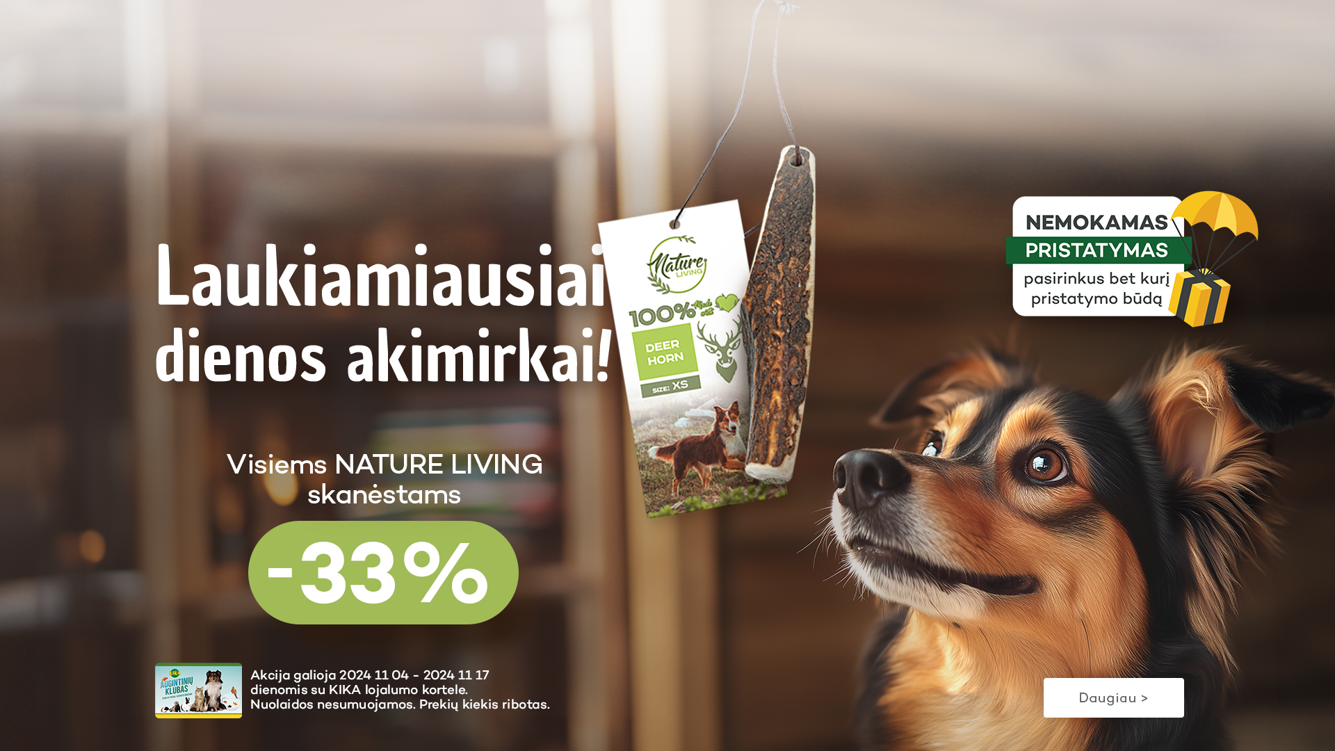 Nature living skanėstams -33%