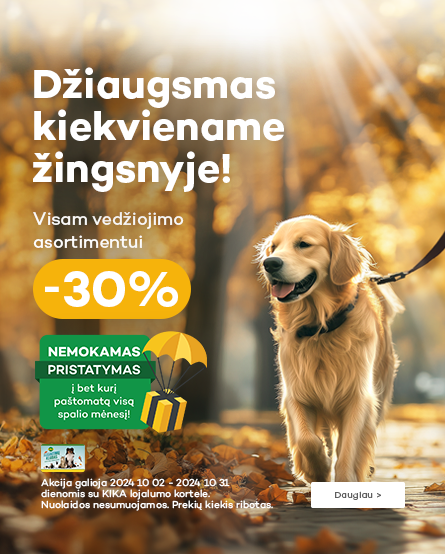 Vedžiojimo aksesuarams -30%