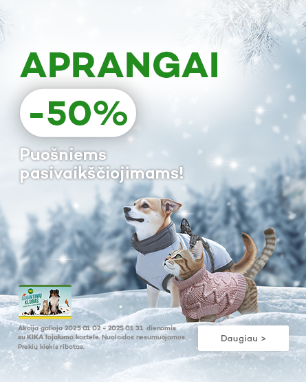 Visai aprangai -50%! (01.02-31)