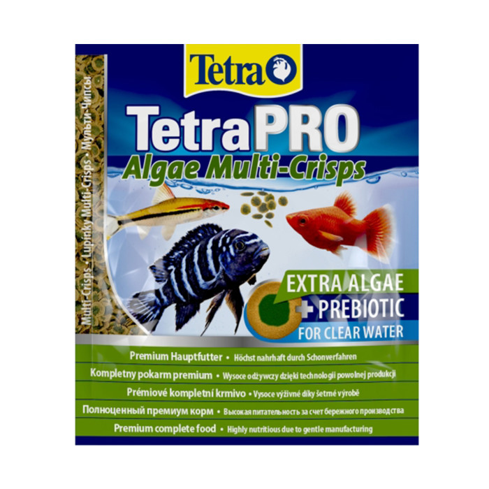 TETRA PRO Algae Multi-Crisps dekoratyvinių žuvų pašaras 