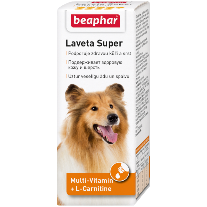 BEAPHAR Laveta super hund Vitaminai plaukui 