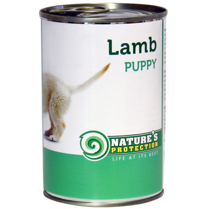 NATURE'S PROTECTION Puppy Lamb Konservuotas pašaras šunims 
