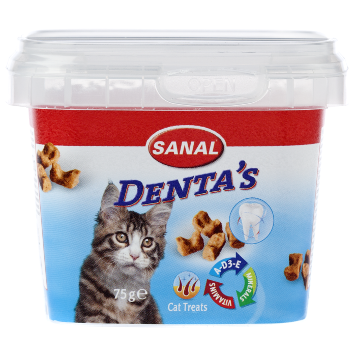 SANAL Denta s Cup Papildas kačių dantims ir dantenoms 