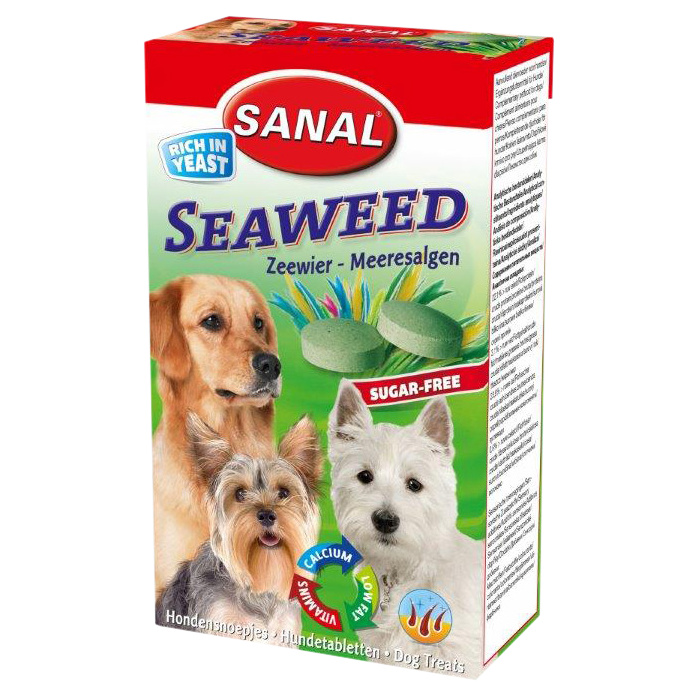 SANAL Dog Seaweed Pašaro priedas šunims su jūros kopūstais 