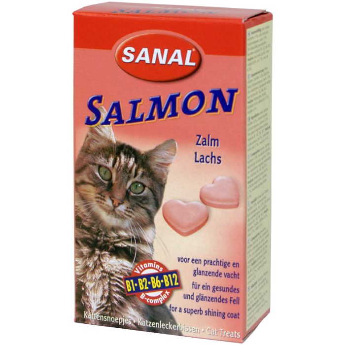 SANAL Cat salmon Pašaro papildas katėms su lašiša 