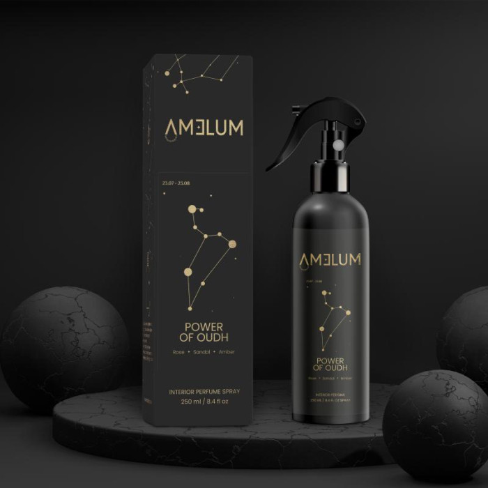 AMELUM Power of Oudh purškiamas namų kvapas 