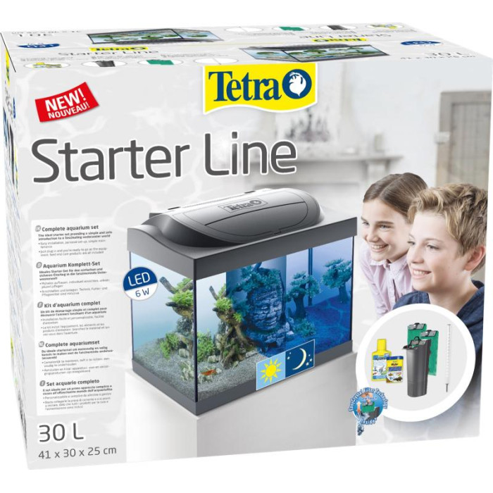 TETRA Starter Line LED Crayfish akvariumo rinkinys, 30 L 