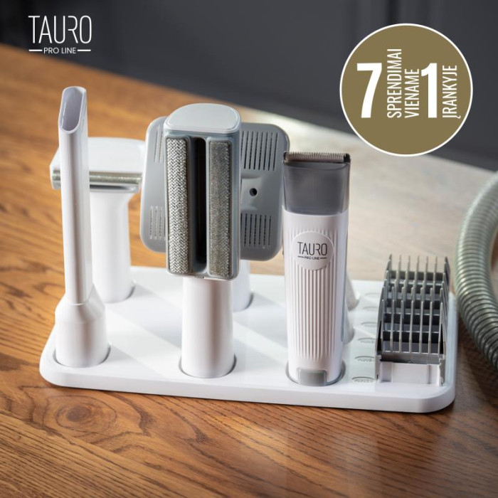 TAURO PRO LINE 7in1 gyvūnų augintinių kailio priežiūros rinkinys 