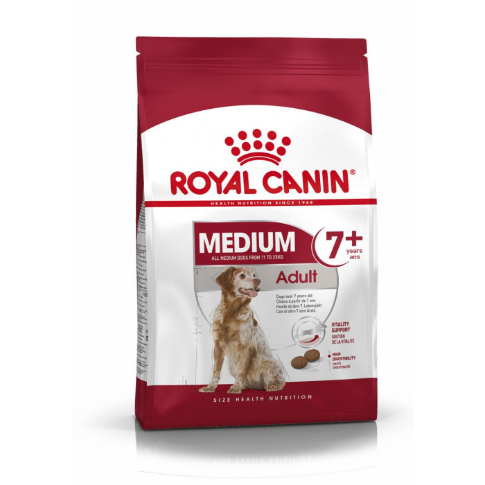 ROYAL CANIN vidutinių veislių senstančių šunų sausas pašaras 7+ 