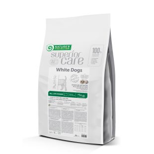 NATURE'S PROTECTION SUPERIOR CARE visų dydžių ir amžiaus grupių baltakailių šunų sausas pašaras su vabzdžiais 10 kg x 2