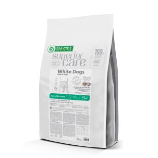 NATURE'S PROTECTION SUPERIOR CARE visų dydžių ir amžiaus grupių baltakailių šunų sausas begrūdis pašaras su vabzdžiais 10 kg x 2