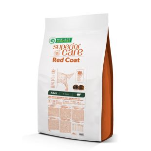 NATURE'S PROTECTION SUPERIOR CARE suaugusių, visų veislių raudonkailių šunų sausas begrūdis pašaras su ėriena 10 kg x 2