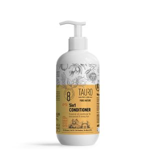 TAURO PRO LINE Pure Nature 5in1 šunų ir kačių kailį drėkinantis kondicionierius 400 ml