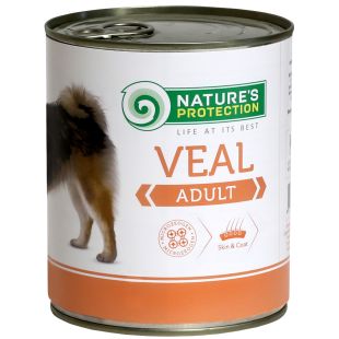 NATURE'S PROTECTION Dog Adult Veal Konservuotas pašaras šunims 800 g