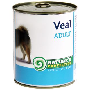 NATURE'S PROTECTION Dog Adult Veal Konservuotas pašaras šunims 800 g