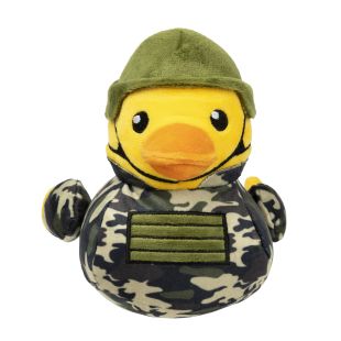 FUZZYARD šunų žaislas, antis „Commanduck“ su garsu, 22 cm