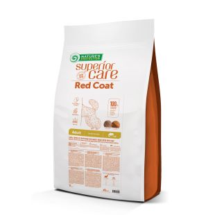 NATURE'S PROTECTION SUPERIOR CARE suaugusių, mažų veislių raudonkailių šunų sausas begrūdis pašaras su lašiša  10 kg x 2