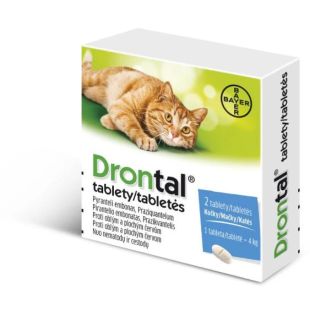 DRONTAL Cat tabletė katėms nuo kirminų 1 tabletė