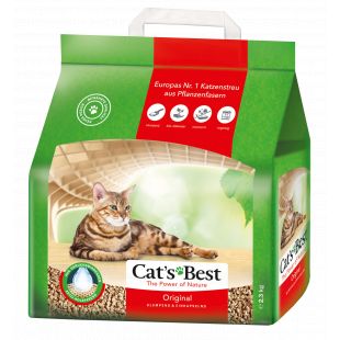 JRS CAT‘S BEST ORIGINAL Sušokantis natūralus pjuveninis kraikas 5 L, (2.1kg)