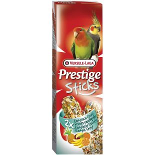 VERSELE LAGA PRESTIGE STICKS didžiųjų papūgų gardėsiai su mango vaisiais ir erškėtuogėmis 2 vnt.