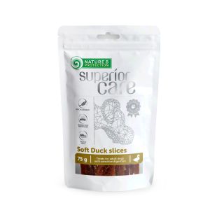 NATURE'S PROTECTION SUPERIOR CARE Šunų skanėstai antienos juostelės 75 g