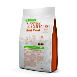 NATURE'S PROTECTION SUPERIOR CARE mažų veislių suaugusių raudonkailių šunų sausas begrūdis pašaras  10 kg x 2